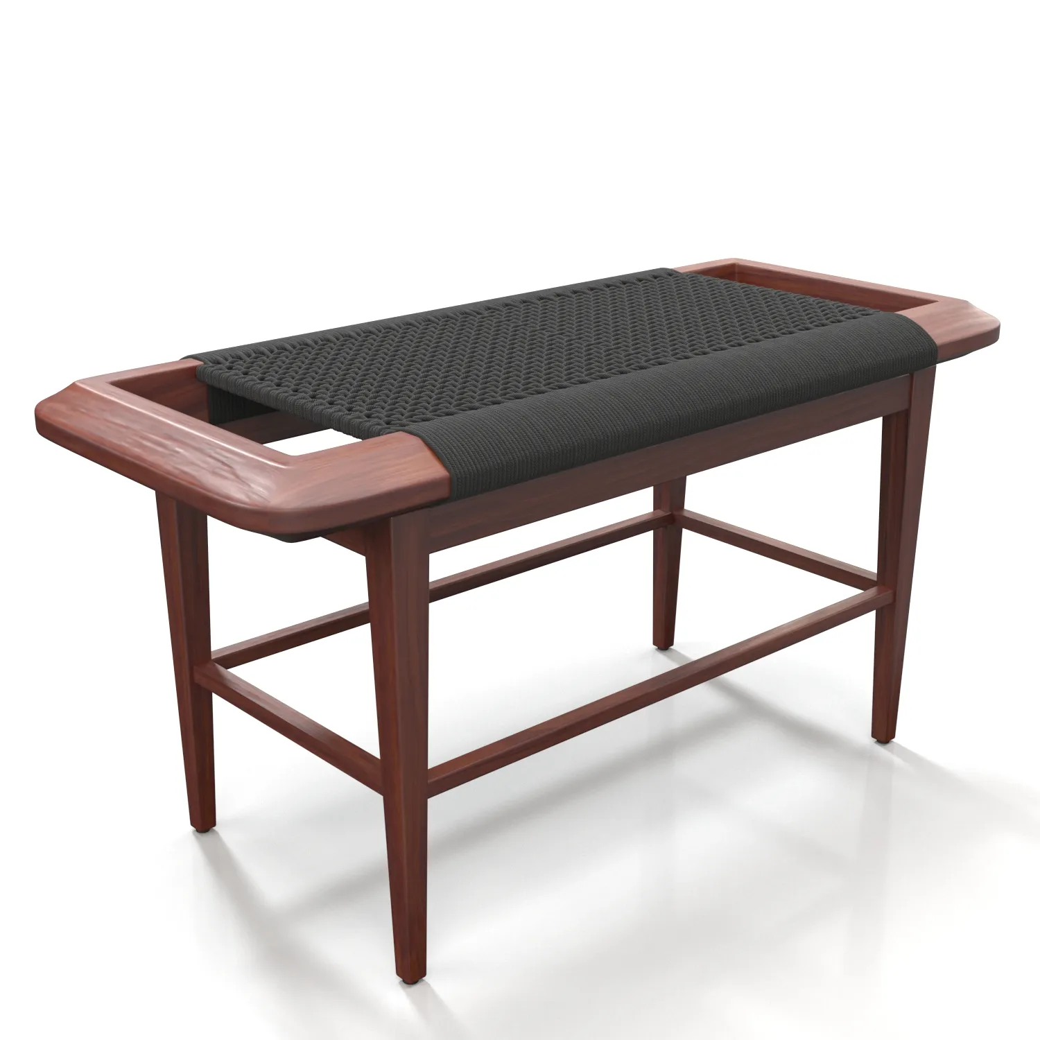 Vadisun Solid Oak Wood Bench PBR 3D Model_06